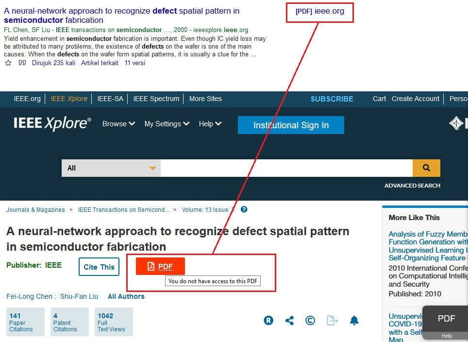 Tidak ada akses ke teks lengkap di IEEE