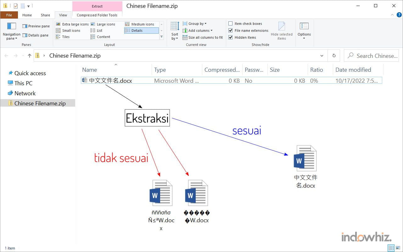 Menampilkan Karakter Non-Latin pada Windows Explorer (Win 10 dan 11)